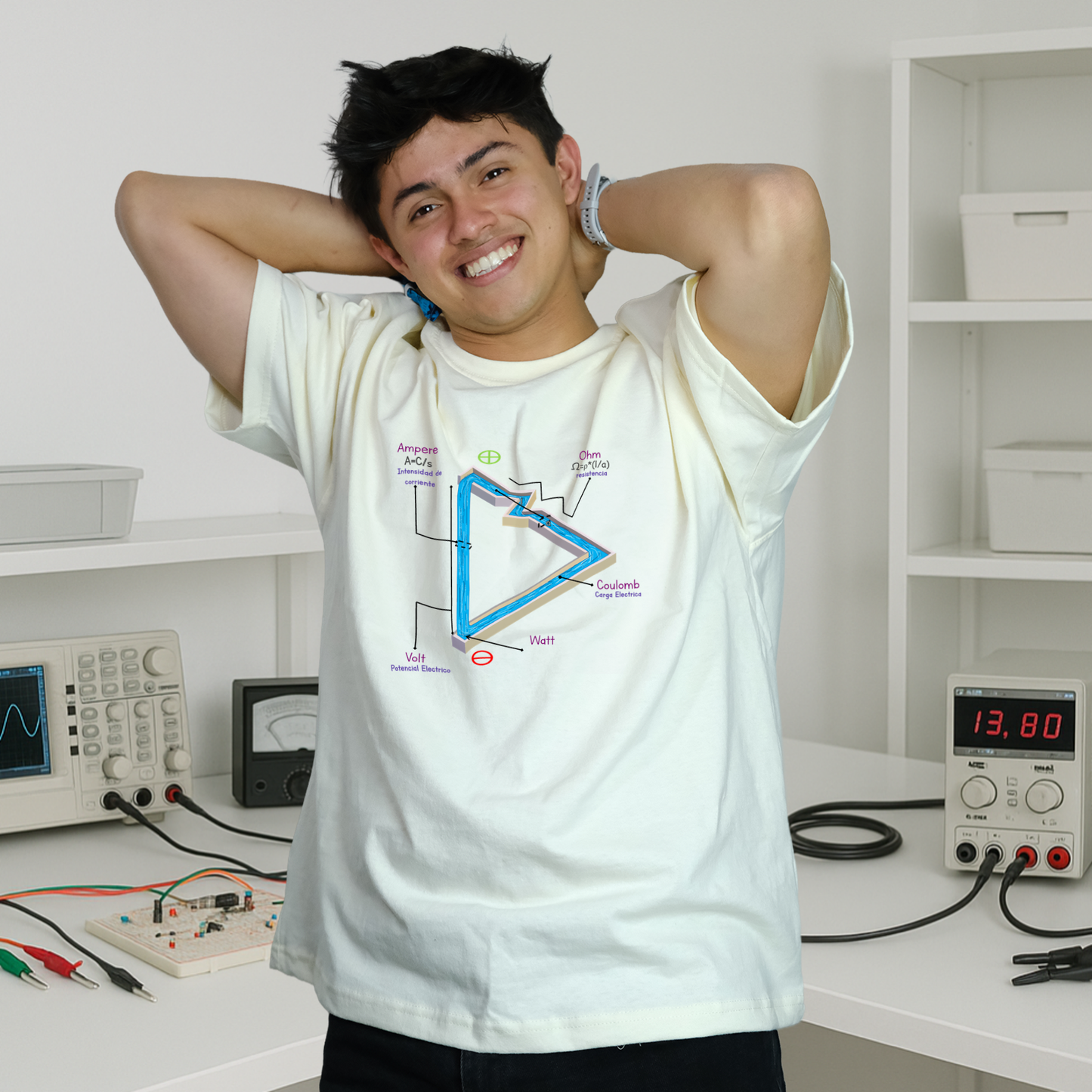Ley Ohm Camiseta Ellygmr