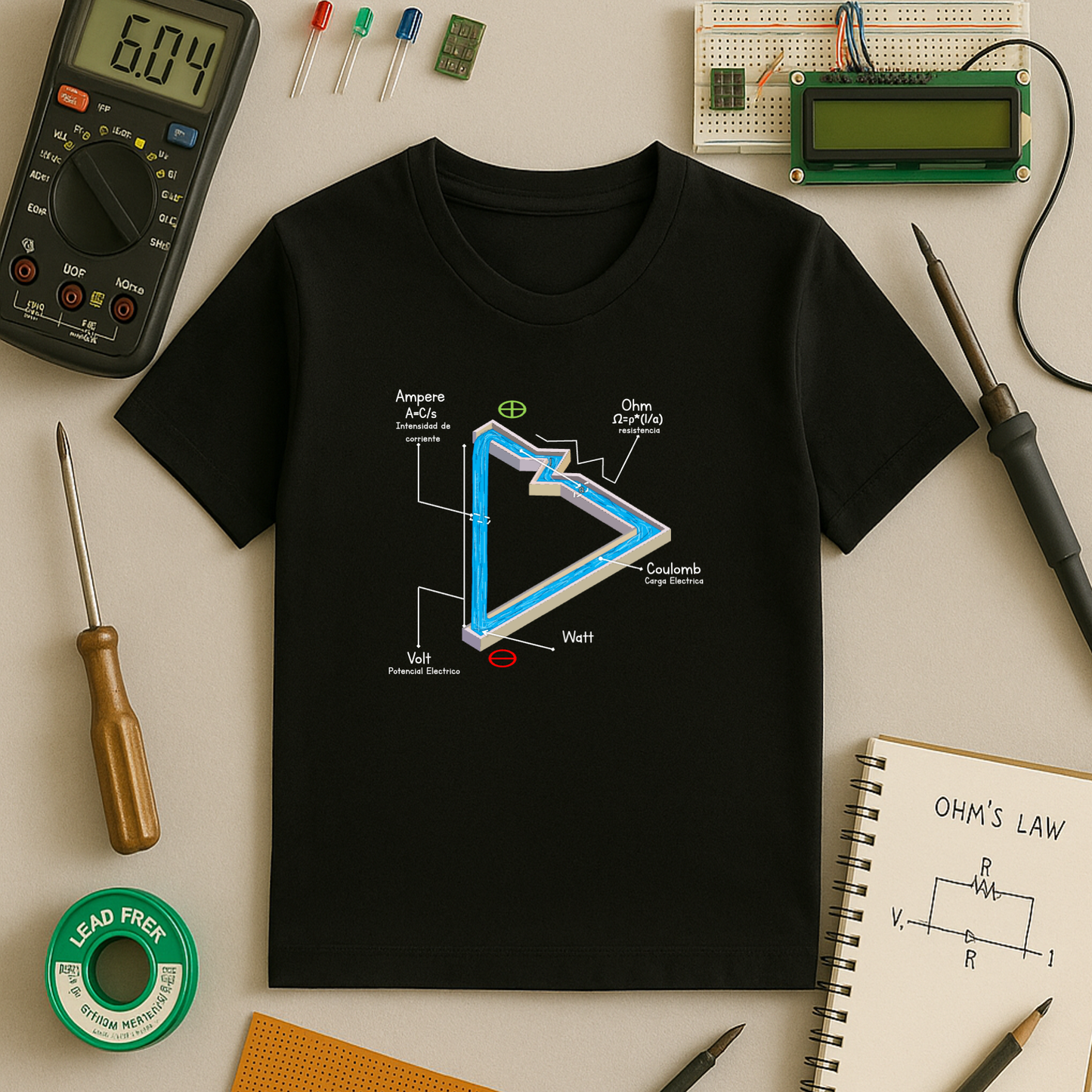 Ley Ohm Camiseta Ellygmr