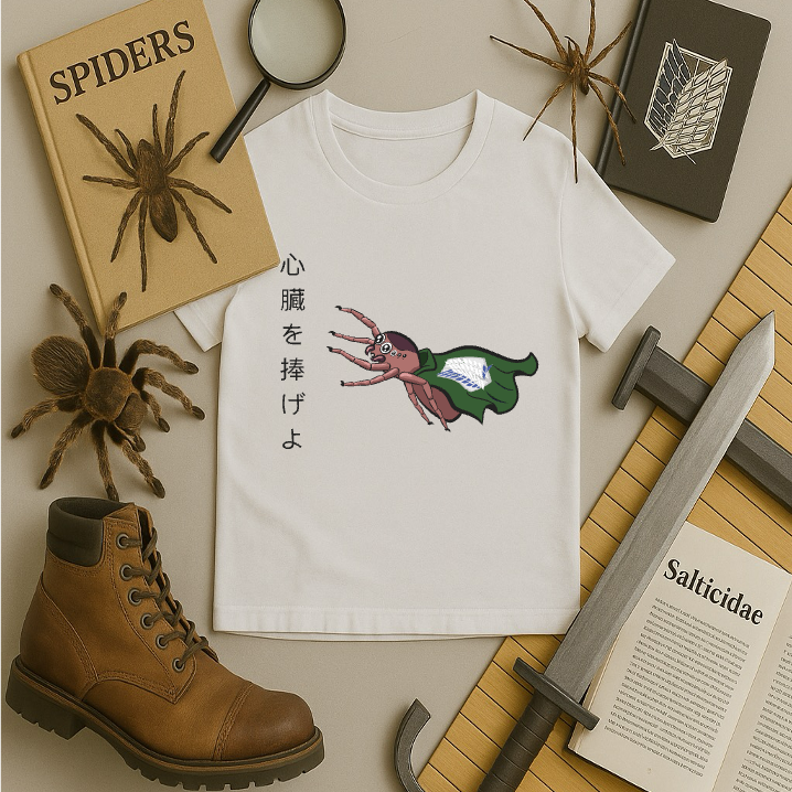 Shingeki no araña Camiseta PolliPadilla
