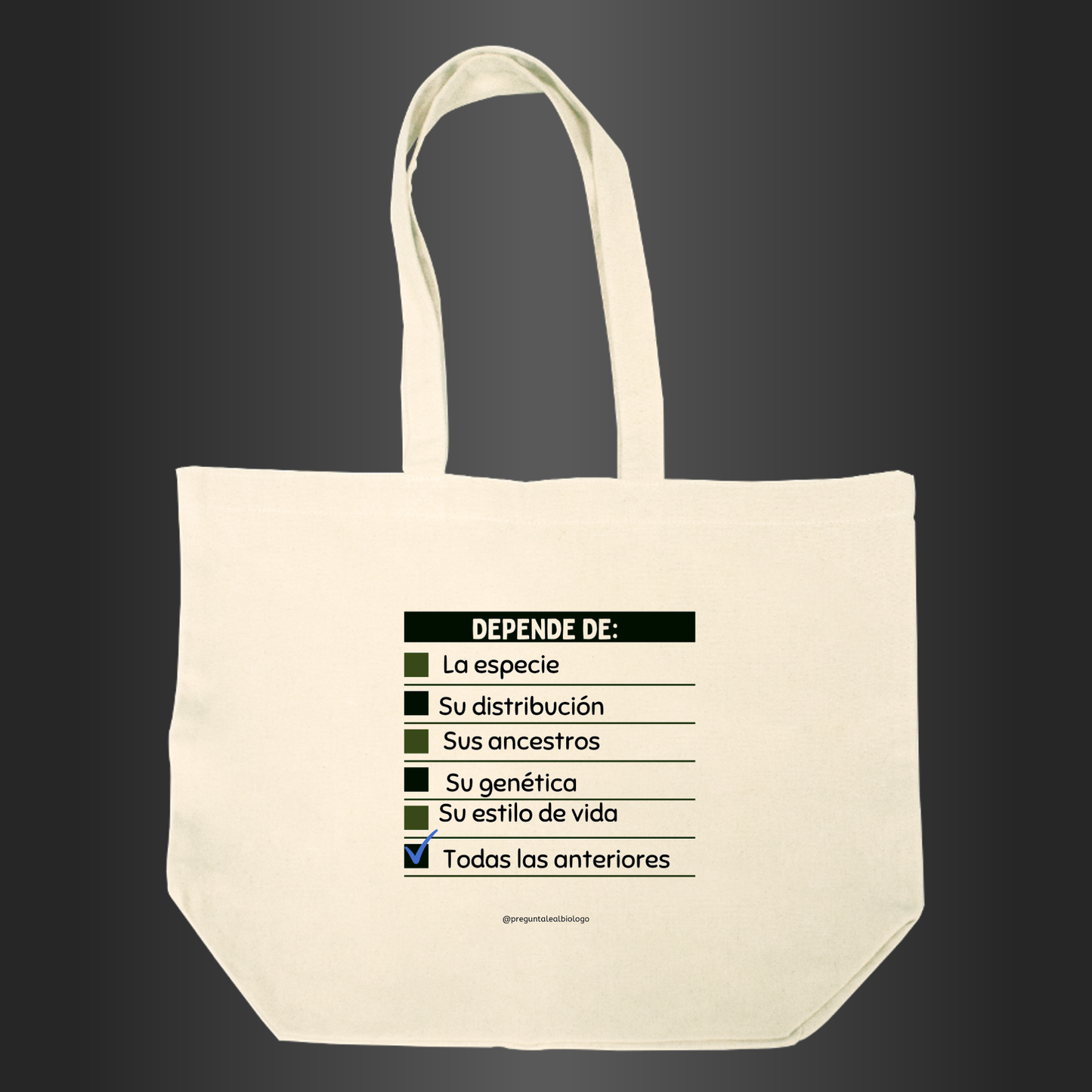 Depende de ... Totebag