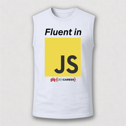 fluent-in-js Camiseta Sin Mangas DevCaress